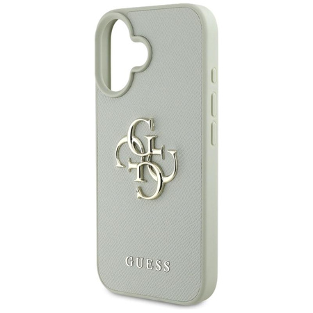 Guess Grained Big 4G Logo Small Classic Logo - Case for iPhone 16 (green)