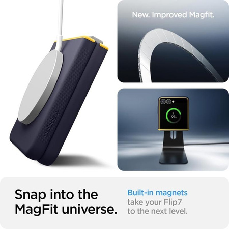 Spigen Nano Pop Mag MagSafe - Case for Samsung Galaxy Z Flip 7 (Blueberry Navy)
