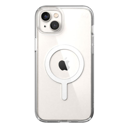 Speck Presidio Perfect-Clear + MagSafe - Case for iPhone 15 Plus / iPhone 14 Plus (Clear)