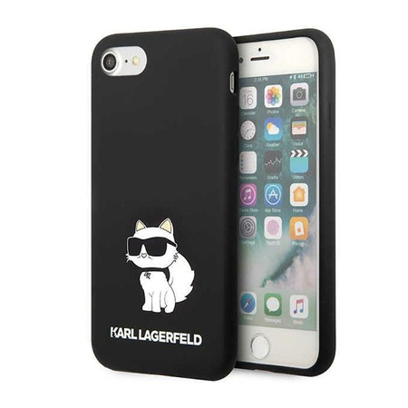 Karl Lagerfeld Silicone NFT Choupette - iPhone SE (2022 / 2020) / 8 / 7 (black) Case