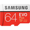 Samsung microSDXC Evo+ - Karta pamięci 64 GB Class 10 UHS-I U1 100/20 MB/s z adapterem
