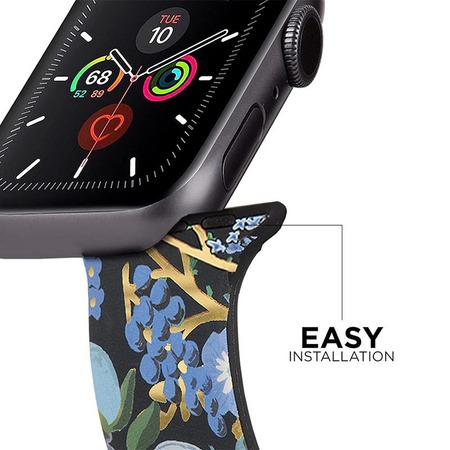 Papírový řemínek Rifle - řemínek pro Apple Watch 38/40/41 mm (Garden Party Blue)