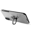 PURO Magnet Ring Cover - iPhone XR Hülle mit magnetischem Fingerabdruck (transparent)