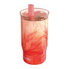 Quokka Mist - termohrnek z nerezové oceli s brčkem o objemu 720 ml (Peach Petals)