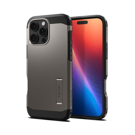 Spigen Tough Armor MagSafe - tok iPhone 16 Pro készülékhez (Gunmetal)