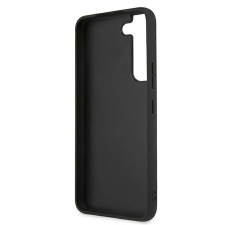 Karl Lagerfeld Saffiano Ikonik Karl`s Head - Etui Samsung Galaxy S22 (srebrny)