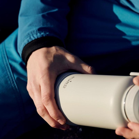 PURO Outdoor - Termo láhev z nerezové oceli 500 ml (černá)