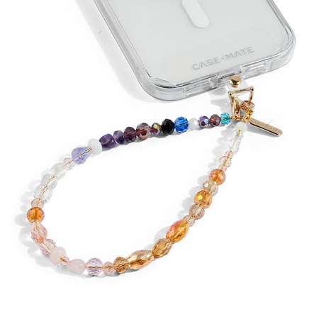 Case-Mate Bracelet de téléphone en perles - Lanière de téléphone universelle (cristal Boho)