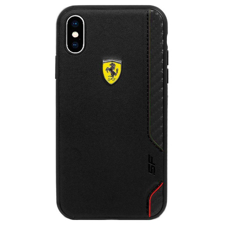 Pevné pouzdro Ferrari On Truck Racing Shield - iPhone Xs Max (černé)