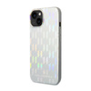 Karl Lagerfeld Monogram Iridescent - iPhone 14 Plus Tasche (silber)