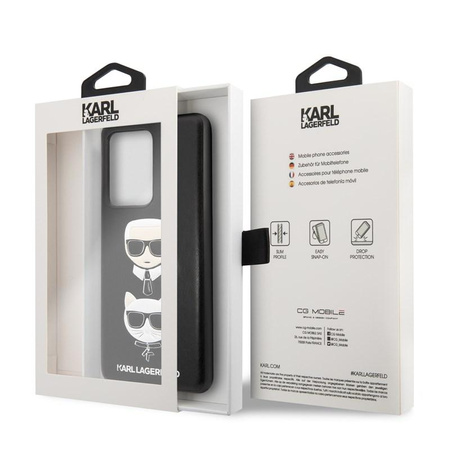 Karl Lagerfeld Embossed Case Karl & Choupette - Samsung Galaxy S20 Ultra Case