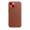 Apple Leather Case - Étui en cuir avec MagSafe pour iPhone 14 (umbra)