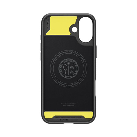 Spigen Rugged Armor MagSafe - étui pour iPhone 16 Plus (Noir mat)