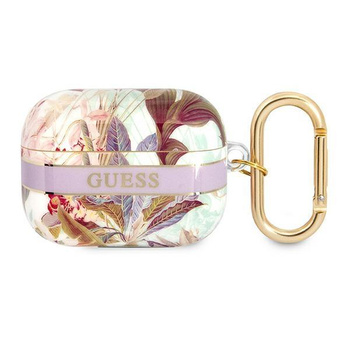 Guess Flower - Étui Airpods Pro (violet)