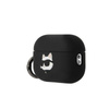 Karl Lagerfeld Silicone NFT Choupette Head 3D - AirPods Pro 2 Gehäuse (schwarz)