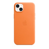 Apple Leather Case - Bőr tok MagSafe funkcióval iPhone 14 Plus készülékhez (narancssárga)