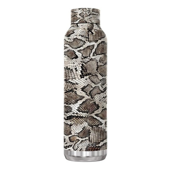Quokka Solid - Bouteille thermique en acier inoxydable 630 ml (Snake Print)