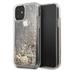 Guess Liquid Glitter Hearts - iPhone 11 tok (arany)