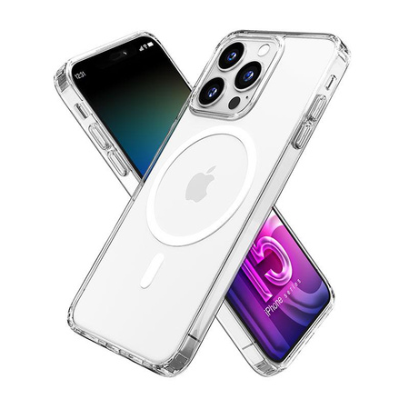 3mk Mag Case - pouzdro pro iPhone 15 Pro (průhledné)