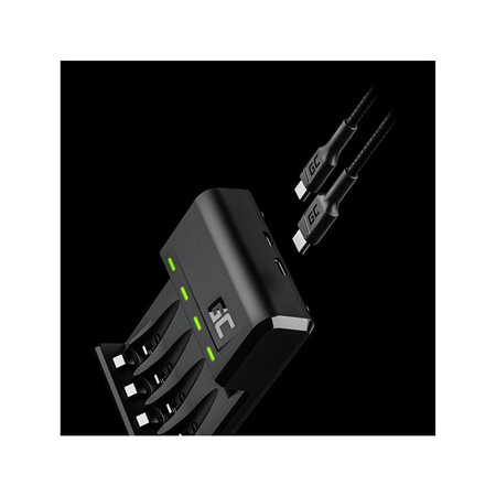 Green Cell VitalCharger - Ladegerät + 4x AA 2000mAh Ni-MH-Akkus