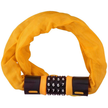 Dunlop - Cadenas de chaîne de vélo avec combinaison (Orange)