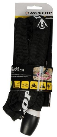 Dunlop - Bicycle lock chain 120cm (Black)