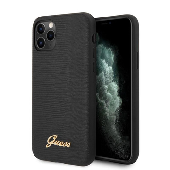 Guess Lizard Case - Coque pour iPhone 11 Pro (Noir)