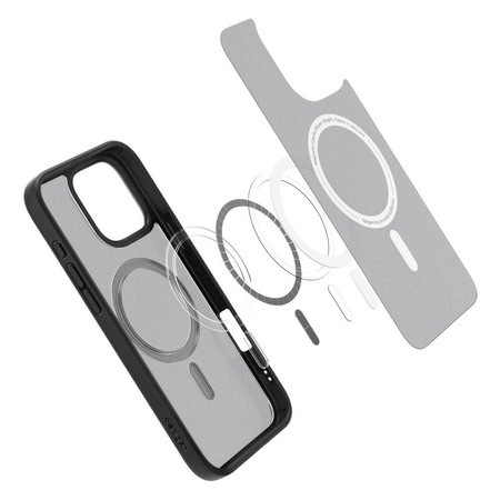 Spigen Ultra Hybrid MagSafe - étui pour iPhone 16 Pro (Frost Black)