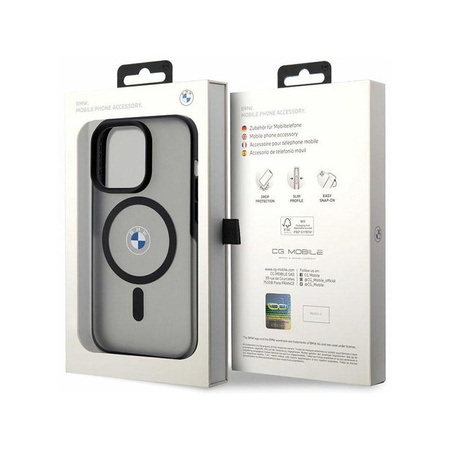 BMW Signature MagSafe - Etui pour iPhone 14 Pro (noir)