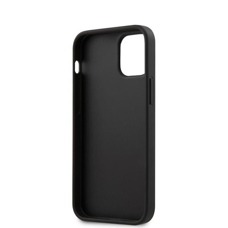 Guess Saffiano V - Coque pour iPhone 12 Mini (Or)