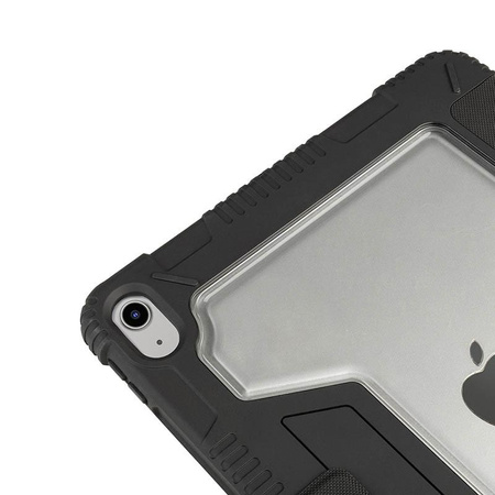 Tucano Educo Case - Páncélozott tok iPad 10.9" (2022) iPad 10.9" (2022) mágneses és állványos tok Apple Pencil tartóval (fekete)
