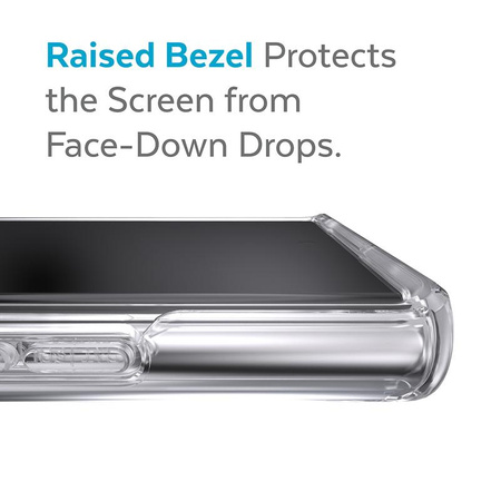 Speck Presidio Perfect-Clear - Samsung Galaxy S22 Ultra Case with MICROBAN Coating (Clear/Clear)