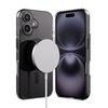 Crong Clear MAG Pro - iPhone 16 MagSafe Hülle (Schwarz)