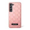 Karl Lagerfeld Monogram 3D minta - Samsung Galaxy S23 tok (rózsaszín)