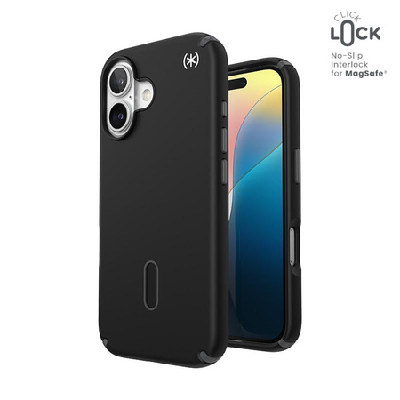 Speck Presidio2 Pro ClickLock & MagSafe - Pouzdro iPhone 16 (Black / Slate Grey / White)
