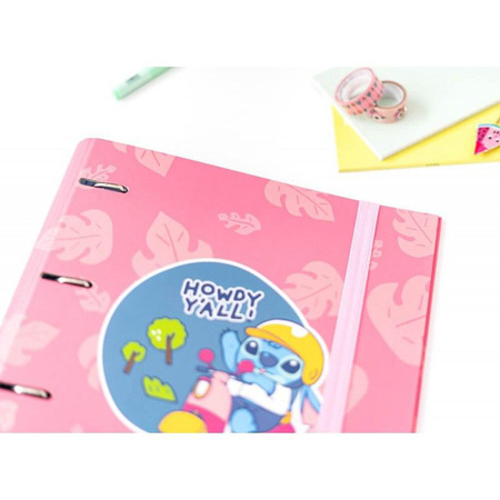 Disney Stitch - A4 binder (4 rings, rubber band)