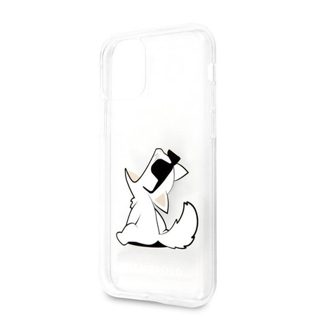 Karl Lagerfeld Choupette Fun-Sonnenbrille - iPhone 11 Etui (Transparent)