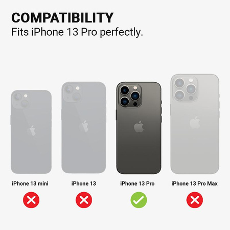 Crong Color Cover Magnetic - pouzdro MagSafe pro iPhone 13 Pro (tmavě modré)