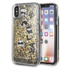 Karl Lagerfeld Signature Glitter Case - iPhone Xs / X tok (úszó bűbájok)