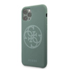 Guess Silicone 4G Tone to Tone - Etui iPhone 11 Pro (khaki)