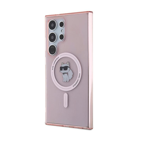 Karl Lagerfeld IML Choupette MagSafe - Samsung Galaxy S24 Ultra Case (pink)