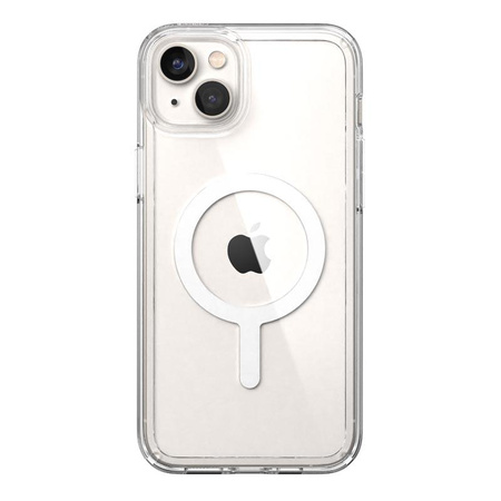 Speck Gemshell + MagSafe - Case for iPhone 15 Plus / iPhone 14 Plus with MICROBAN coating (Clear)