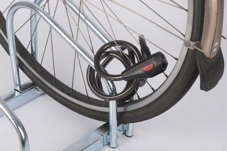 Dunlop - zámek na klíče od jízdního kola proti krádeži 150 cm (černý)