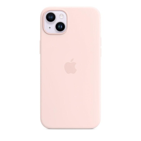 Apple Silicone Case - Silikonowe etui z MagSafe do iPhone 14 Plus (kredowy róż)