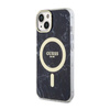 Guess Marble MagSafe - Coque pour iPhone 14 Plus (Noir)