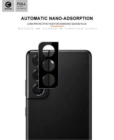 Mocolo Silk Kameraobjektiv Glas - Schutzglas für Samsung Galaxy S22 / S22+ Kameraobjektiv