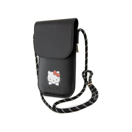 Hello Kitty Leather Daydreaming Cord - Phone Bag (black)