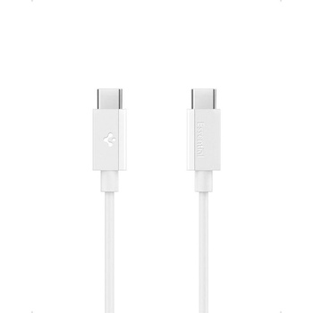 BIAŁY KABEL SPIGEN USB C 2M SZYBKIE ŁADOWANIE, Odporny, Wytrzymały, PD 60W