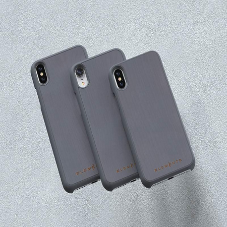 Nordic Elements Original Gefion - Coque en bois pour iPhone Xs Max (Gris moyen)