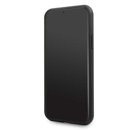 Karl Lagerfeld dombornyomott tok Karl & Choupette - iPhone 11 Pro tok (fekete)